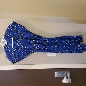 Diane vo Furstenberg blue wrap dreas